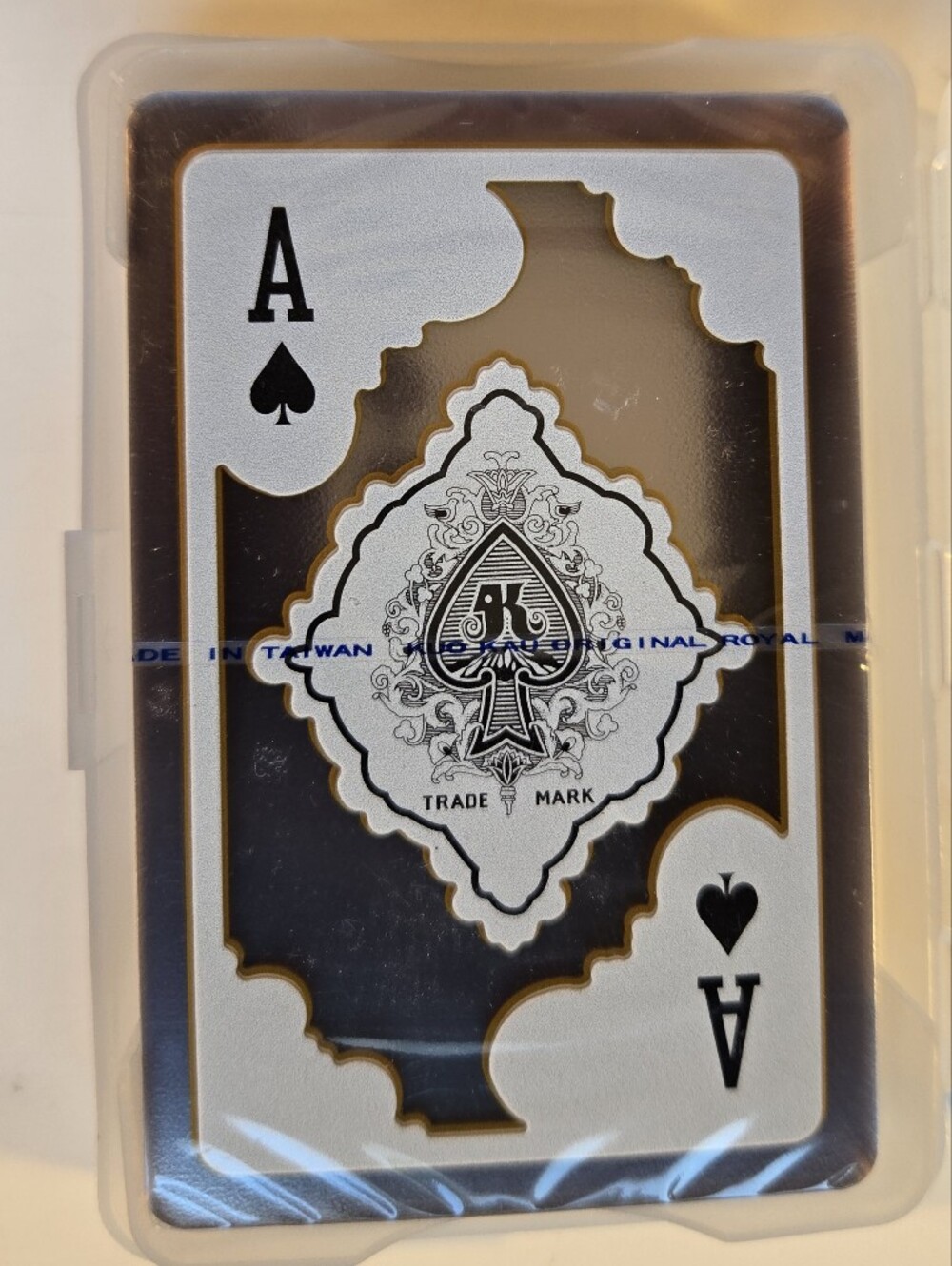 Waterproof Transparent Playing Cards - New In Case